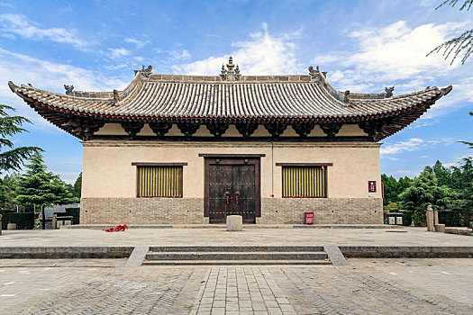 中国山西省运城市舜帝陵景区中式建筑