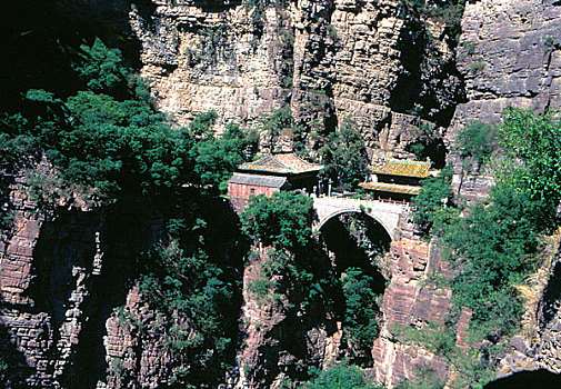 河北省石家庄市井陉县苍岩山,福庆寺之桥梁殿