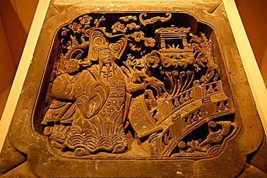 天津历史博物馆,砖雕