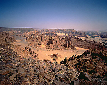 岩石构造,绿洲,沙特阿拉伯