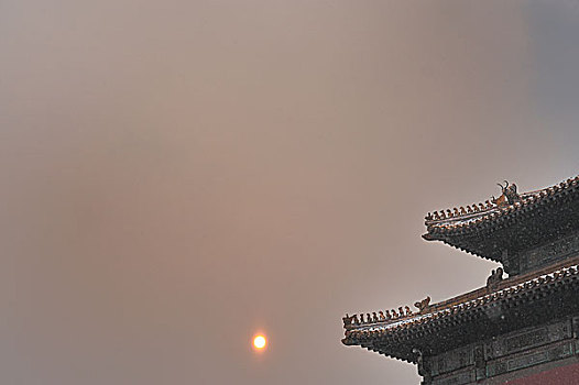 故宫,太和殿,脊兽,镇瓦兽