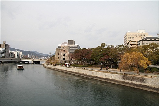 原爆圆顶,广岛,日本