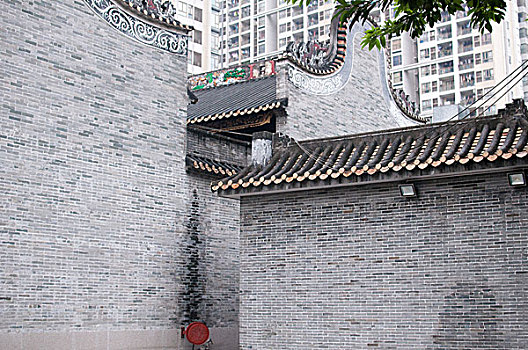 中国风古祠堂建筑