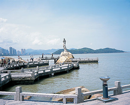 珠海渔女石雕