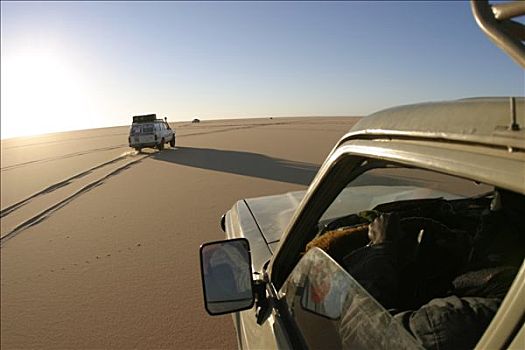 利比亚,四轮驱动,汽车,沙漠