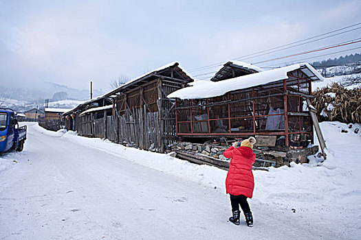 雪乡,雪村,吉林,临江市,村庄,山村,乡村,冬季,雪野,寒冷,农家,接待,旅游,松岭,东北,风情