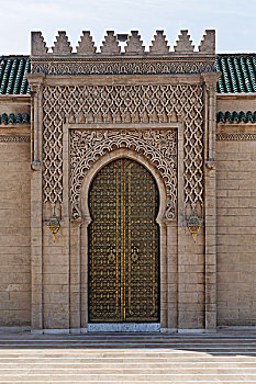 陵墓,穆罕默德,拉巴特,摩洛哥,非洲