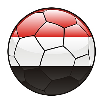 也门,旗帜,足球