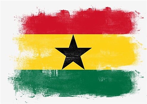 旗帜,加纳,涂绘,画刷