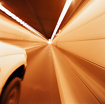 汽车,隧道,满,速度