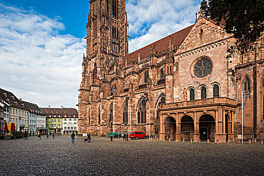 德国,黑森林,老城,11世纪,芒斯特,大教堂,户外