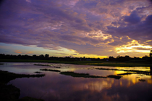日落,孟加拉,八月,2006年