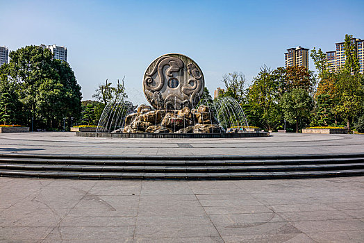 重庆市壁山区壁玉广场雕塑