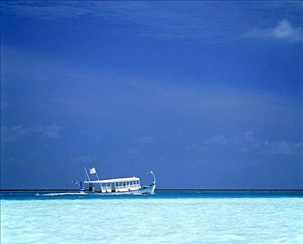 船,马尔代夫,印度洋