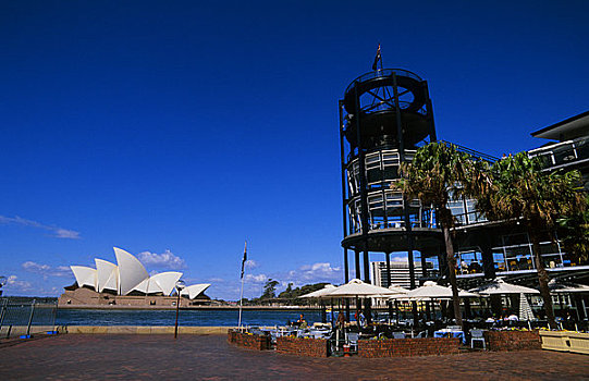 澳大利亚,悉尼,小湾,乘客,剧院,背景