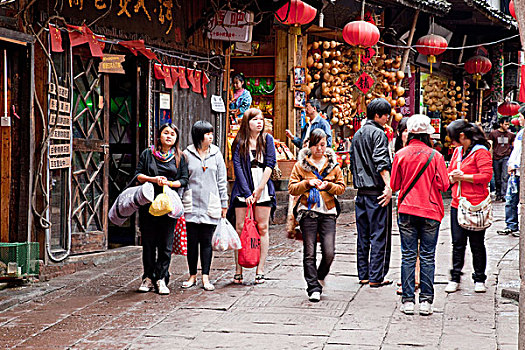 街景,老城,湖南,中国