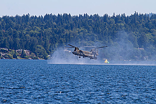 西雅图,美军,直升飞机,特种部队,展示