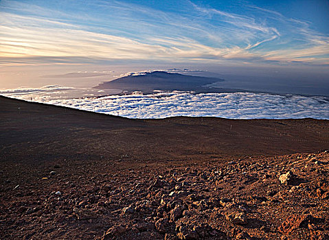 攀升,哈雷阿卡拉火山,哈莱亚卡拉国家公园,毛伊岛,夏威夷,美国