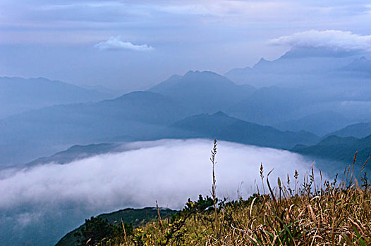 山顶远眺