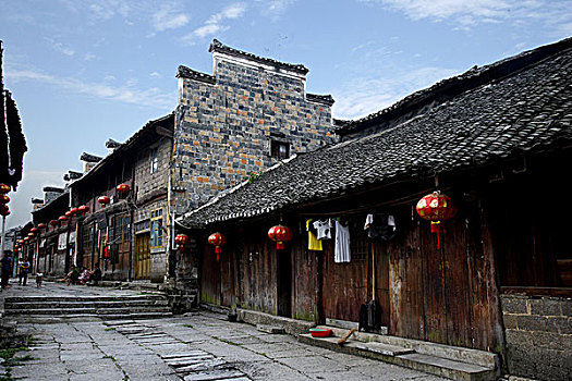 中国历史文化名镇--龙潭古镇街道