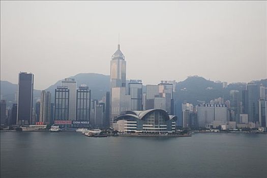 建筑,水岸,维多利亚港,香港,中国