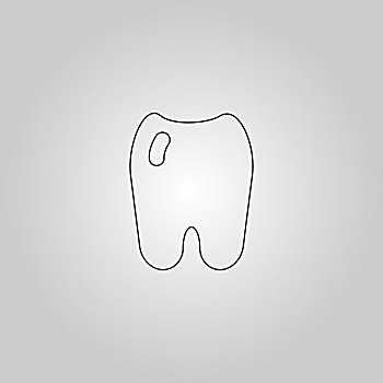牙齿,象征