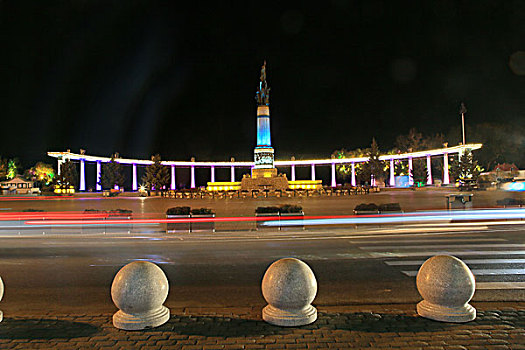 2014年10月20日哈尔滨城市建设夜景