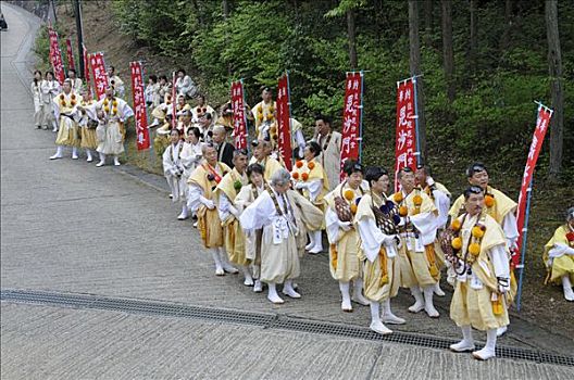 准备,火,正面,庙宇,靠近,京都,日本,亚洲