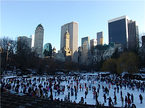 中央公园,冬天