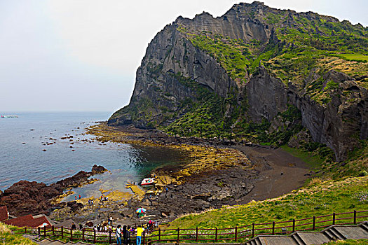 韩国济州岛成山日出峰