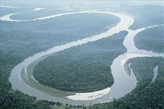 航拍,亚马逊河,丛林,巴西