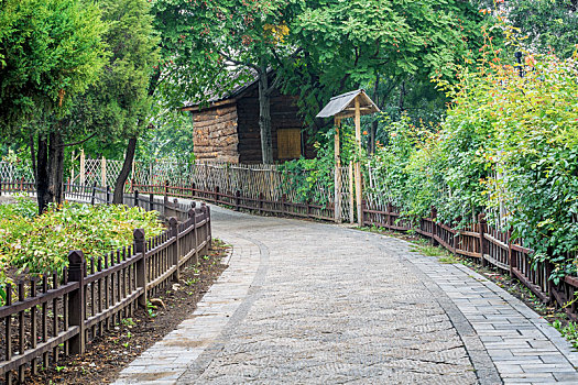 林荫路园林景观,山西太原晋祠公园