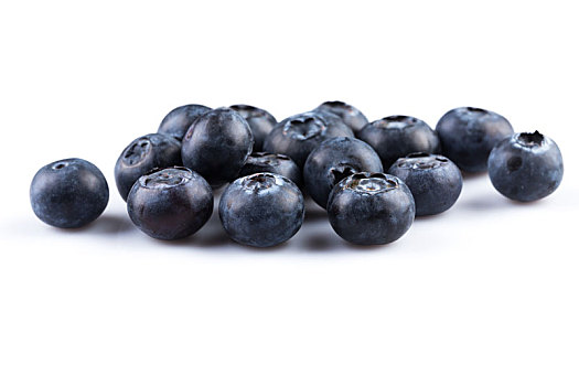 蓝莓,白色背景,背景