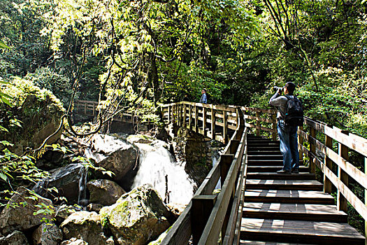 岳西天峡风光