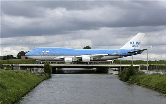 阿姆斯特丹,国际机场,史基浦,波音747,大型喷气客机,荷兰
