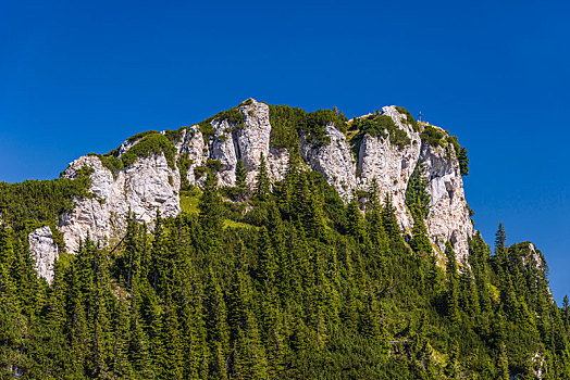 德国,巴伐利亚,上巴伐利亚,陆地,兰格丽斯,山,风景