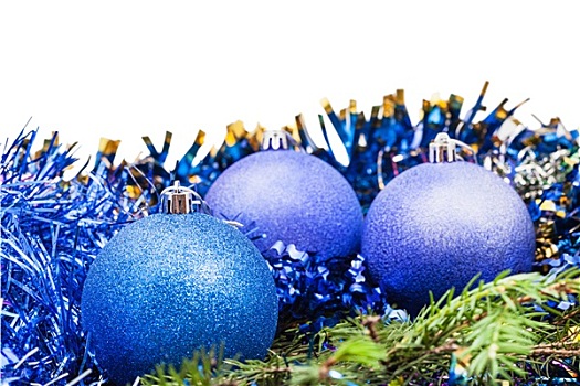 蓝色,紫色,圣诞节,球,绿色,树枝