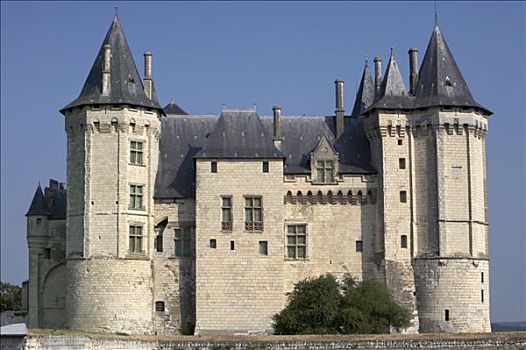 法国,卢瓦尔河地区,曼恩-卢瓦尔省,索米尔,城堡