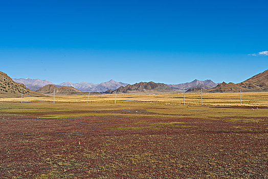 西藏的公路和荒原