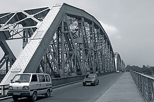桥,加尔各答,西孟加拉,印度