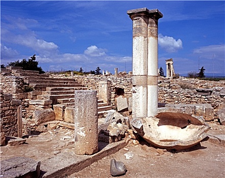 罗马,遗址,库伦古剧场,塞浦路斯