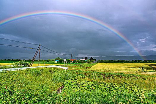 北海道的彩虹