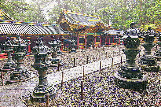神祠,庙宇,世界遗产,枥木,日本