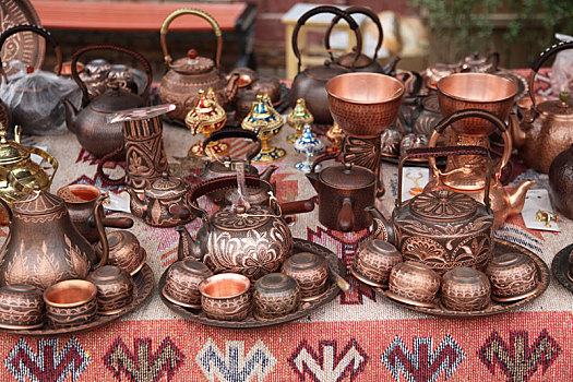 新疆喀什精美茶具,独具匠心之精美艺术品