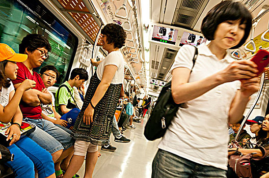乘客,地铁,首尔