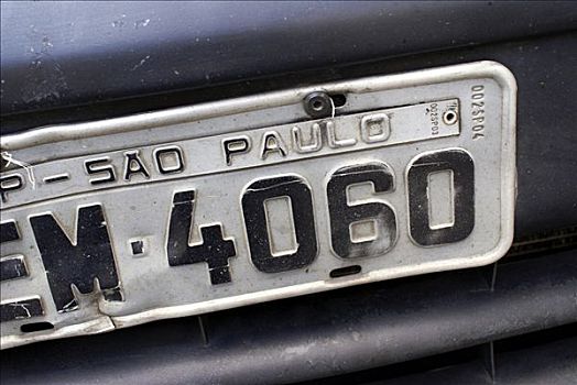 号牌,圣保罗,巴西
