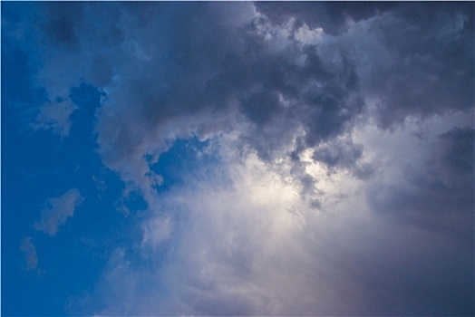 灰色,云,蓝色背景,天空