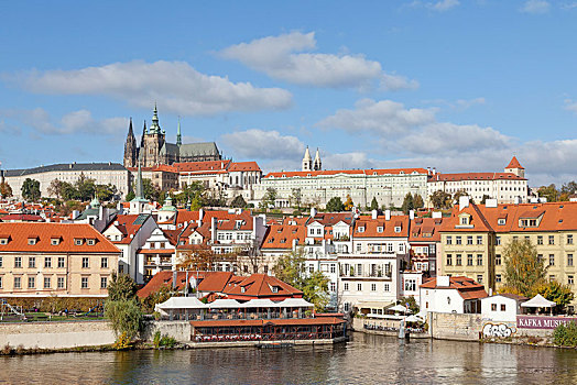 布拉格城堡,历史,中心,伏尔塔瓦河,布拉格,捷克共和国,欧洲