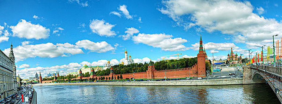 俯视,市区,莫斯科