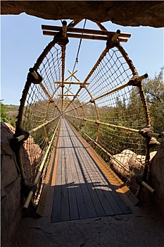 悬挂,索桥,太阳城,南非